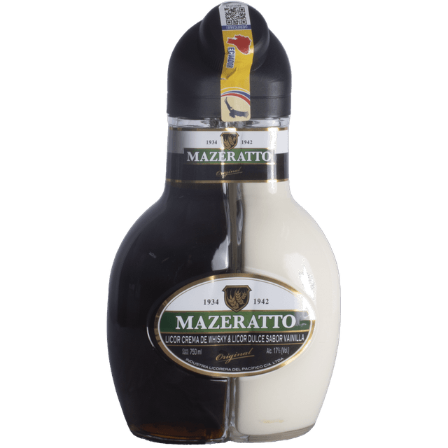 Mazeratto Crema de Whisky & Licor Dulce Vainilla 750 ml